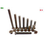 M6 TYTANOWE ŚRUBY GRADE 2 DIN 965